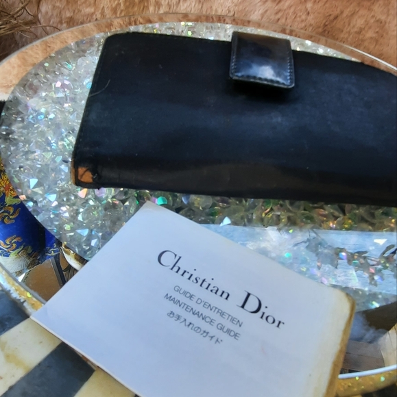 Authentic Christian Dior Trifold Leather Wallet - Picture 4 of 5